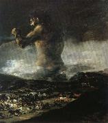 Francisco Goya The Colossus or Panic Sweden oil painting artist